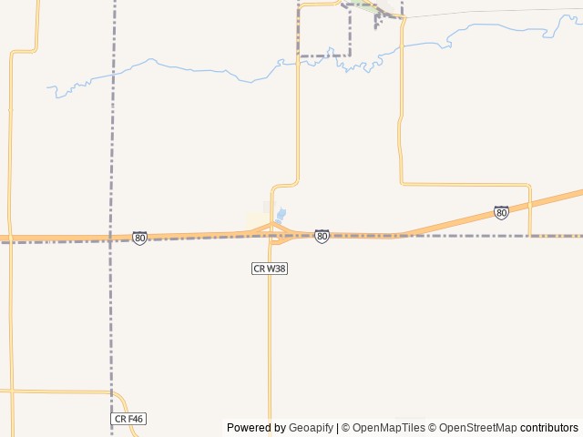 Map for Embrace Bunkhouse near Oxford, IA