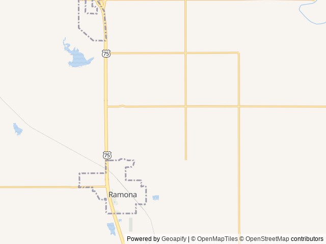 Map for 2024 Catalina Summit Series 7 164BHX near Ramona, OK