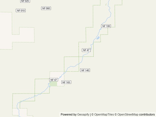 Map of Tucannon Guard Station location at Pomeroy, WA, United States