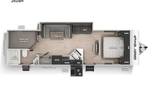 2021 Forest River RV Cherokee Grey Wolf 26DBH