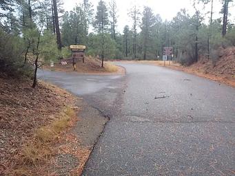 Eagle ridge entrance road