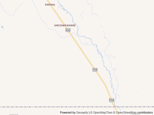 Map for 2020 Class C RV – Sleeps 8, Family-Friendly near Durango, CO