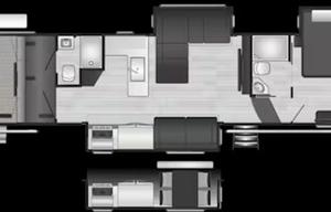 2022 Fuzion 430 Toy Hauler ”Memory Maker II”