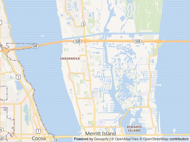 Map for 2019 Airstream RV Tommy Bahama Interstate Lounge near Merritt Island, FL