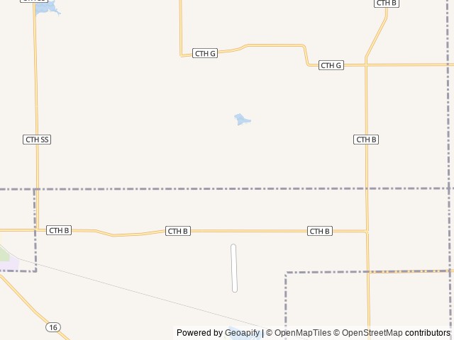 Map of Silver Springs Campground location at Rio, WI, United States