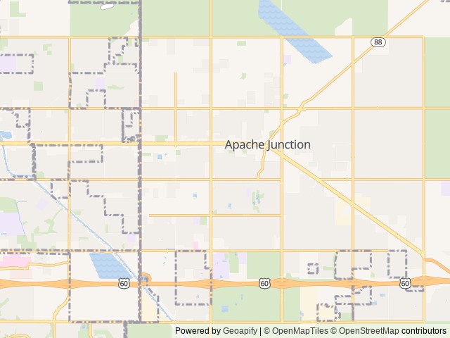 Map of Encore Golden Sun location at Apache Junction, AZ, United States