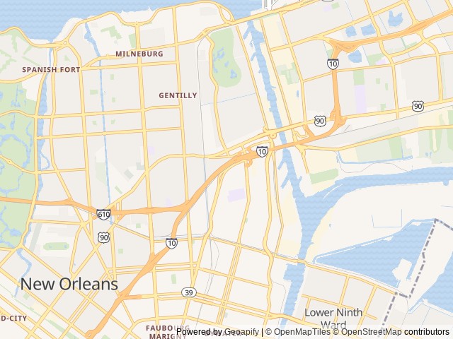 Map for 2023 Coachmen RV Catalina Summit Series 8 261BHS near New Orleans, LA