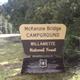 McKenzie Bridge Sign
