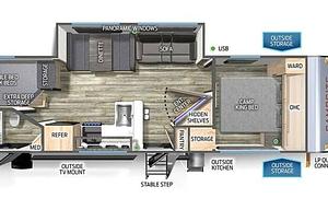 2026 Forest River RV Campsite Reserve 26CJ