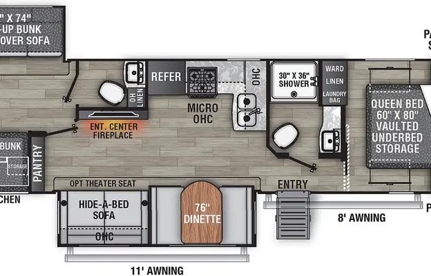 2021 Coachmen RV Freedom Express Liberty Edition 326BHDSLE