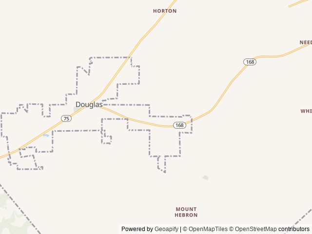 Map of Sand Mountain Retreat RV Park location at Boaz, AL, United States