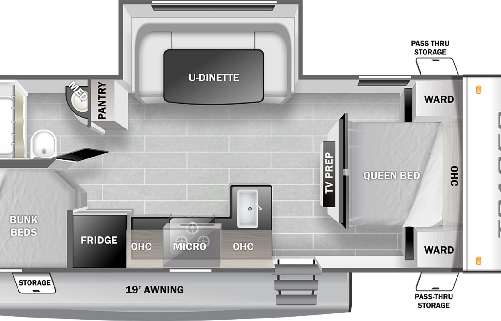 The Gambler 2022 Prime Time RV Tracer 235BH
