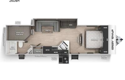 Big Bad Grey Wolf 26DBH bunk house