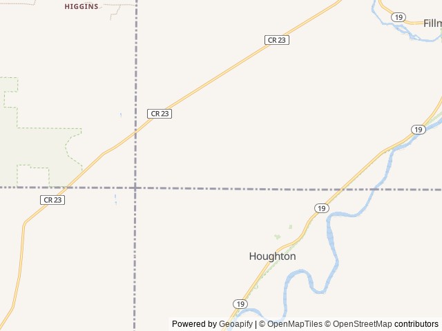 Map of Houghton / Letchworth KOA Holiday location at Houghton, NY, United States