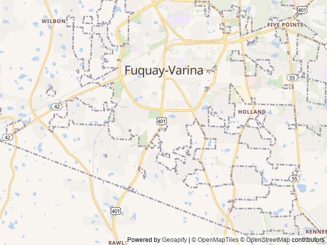 Map for Snoopy  .. 31 ft Bunkhouse  RV Ready when you’re near Fuquay-Varina, NC