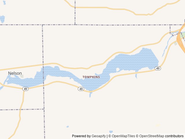 Map of Tompkins location at Lawrenceville, PA, United States