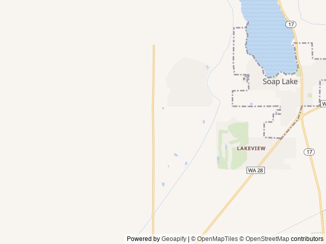 Map for The Family of 4 Special near Soap Lake, WA