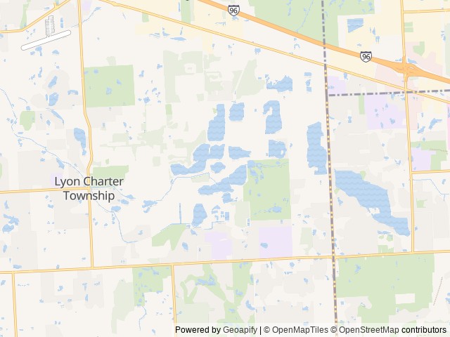 Map of Sun Outdoors Kensington Valley location at New Hudson, MI, United States