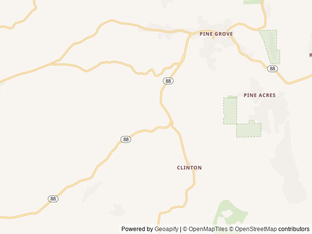 Map for 2018 Forest River RV Cherokee Grey Wolf 26BH near Jackson, CA