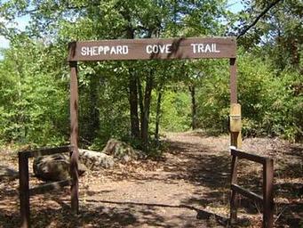SHEPPARD POINT equestrian trail entry