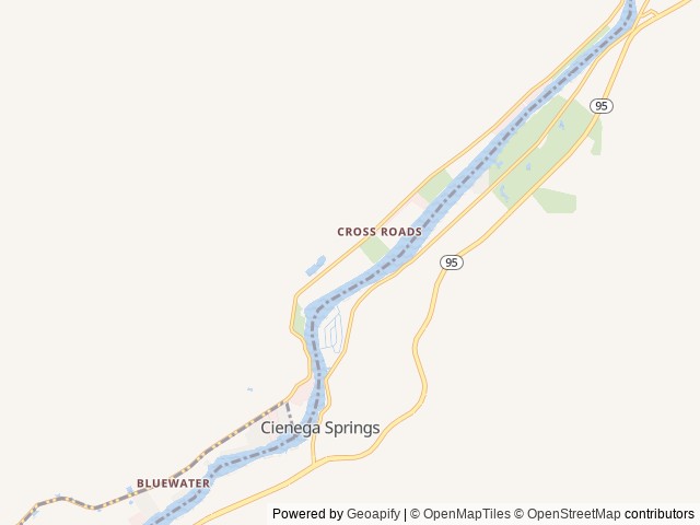 Map of Crossroads Campground location at Lake Havasu City, AZ, United States