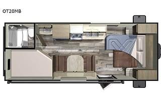 Spacious Clean 23' Compact Travel Trailer