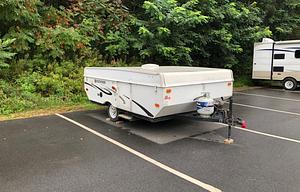 A popup with all the essentials, tow with any car!