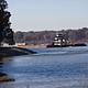 Just a little bit of barge traffic on the Tombigbee River.