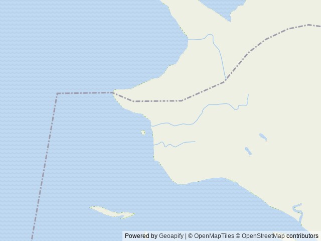 Map of Mallard Slough Cabin location at Wrangell, AK, United States