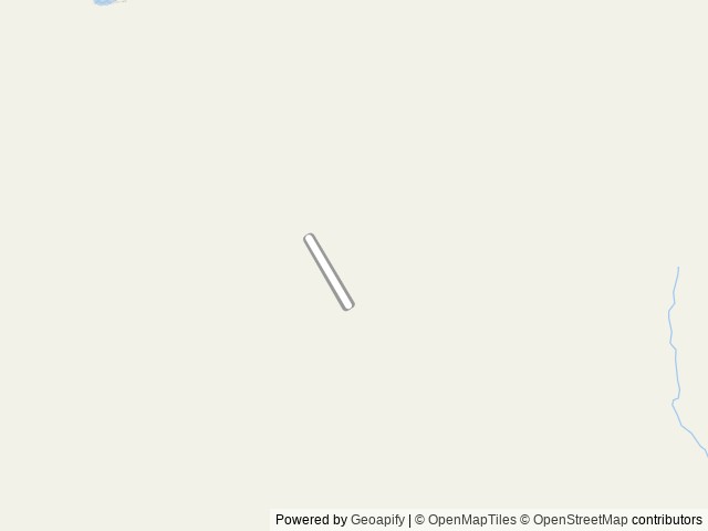 Map of Tanis Mesa Cabin location at Yakutat, AK, United States
