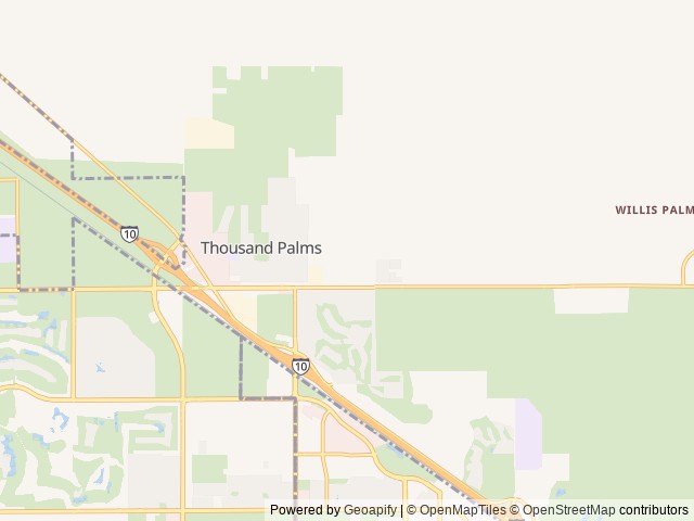 Map for 2025 Adrenaline 30GS near Thousand Palms, CA