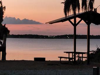 Rocky Creek Park at night
