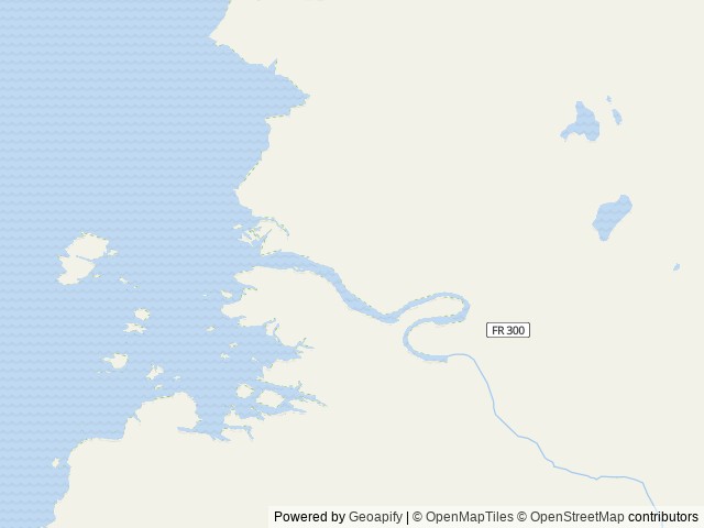 Map of Staney Creek Cabin location at Thorne Bay, AK, United States