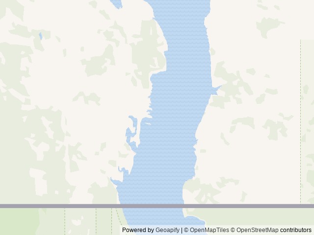 Map of Newgate Sandy Shores Campground location at Newgate, BC, Canada