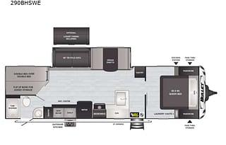 2021 Keystone RV Bullet 290BHSWE