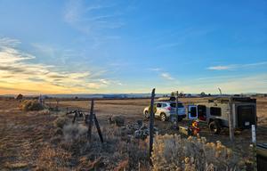 Off-Grid Teardrop Trailer Camper with Rooftop Tent