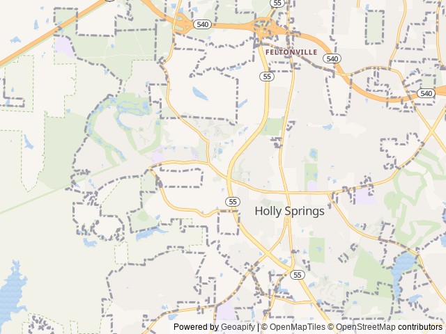 Map for 2023 Ameri-Lite 192DS near Holly Springs, NC