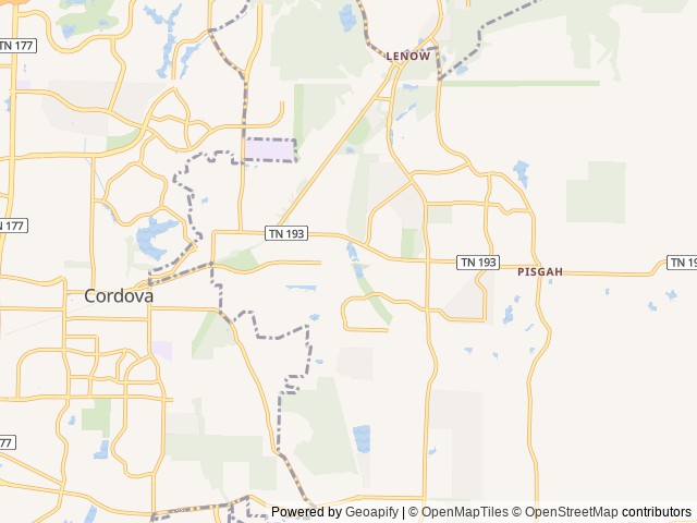 Map for 2022 Prime Time RV Avenger LT 17BHS near Shelby County, TN