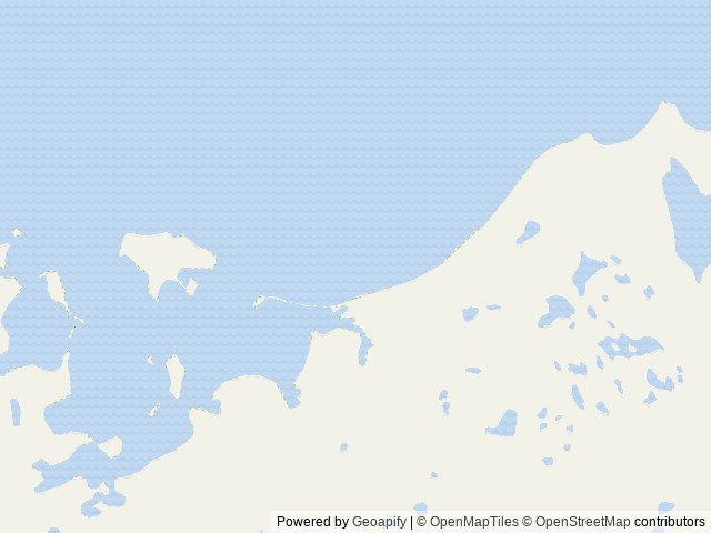 Map of Double Bay Cabin location at Cordova, AK, United States
