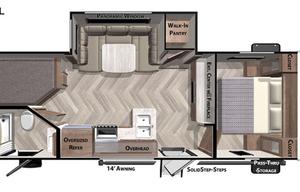 2020 Forest River RV Wildwood X-Lite 240BHXL