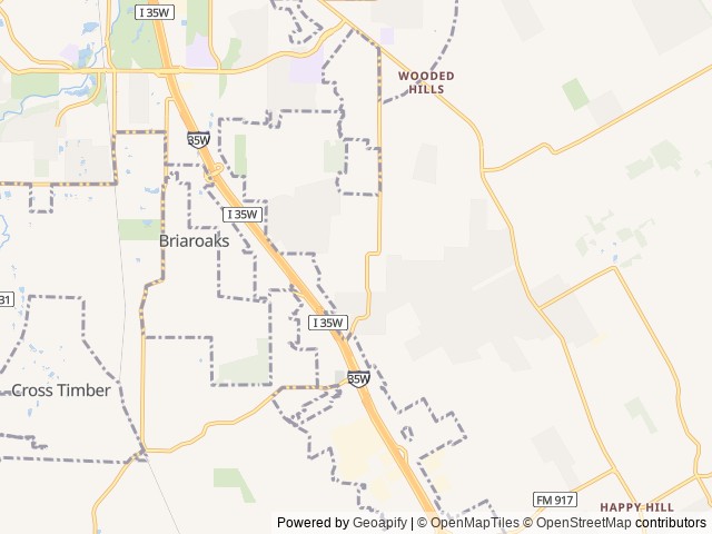 Map of Jellystone Park™ North Texas location at Burleson, TX, United States