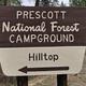 Hilltop Campground Entrance Sign