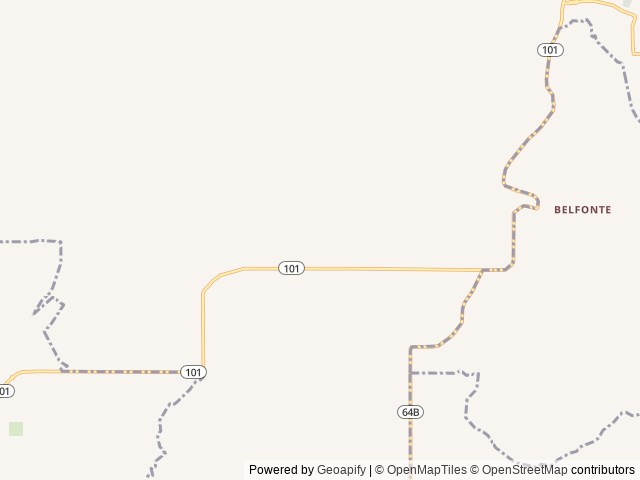 Map of Deborah's Campground location at Sallisaw, OK, United States