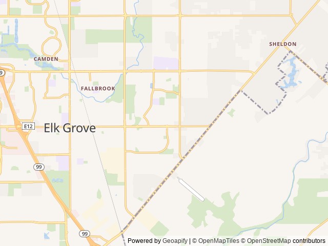 Map for 2018 Thor Sierra Siesta Sprinter near Elk Grove, CA