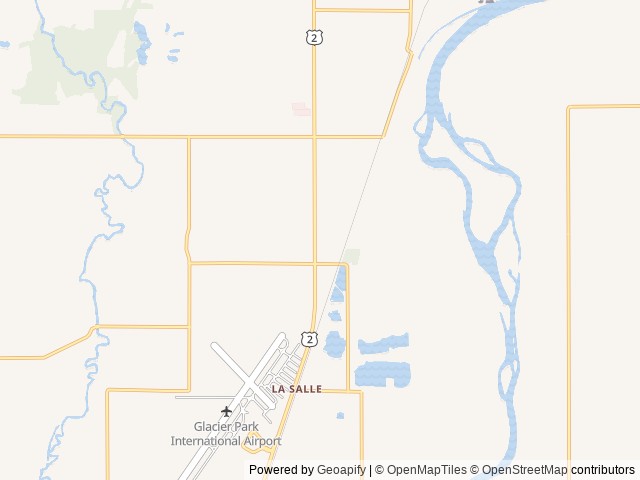 Map for Forest River RV Cherokee greywolf 26DBH gg....... near Columbia Falls, MT