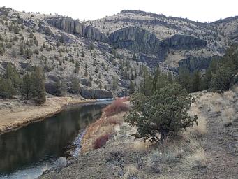 Palisades above Palisades Campground