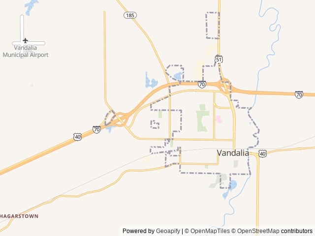 Map for 2017 Forest River RV Wildcat 343BIK near Vandalia, MO