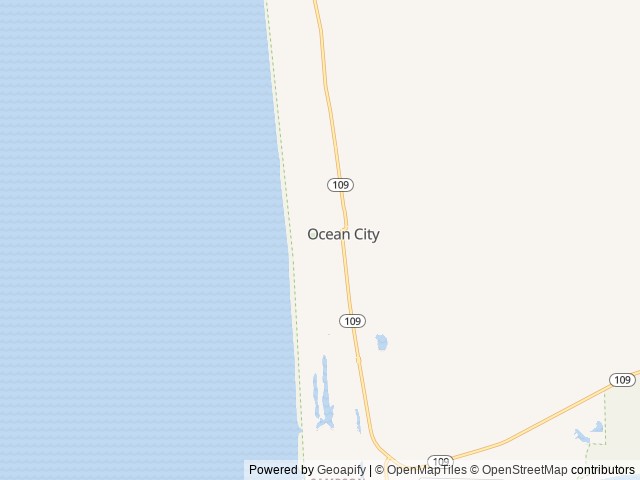 Map of Screamin' Eagle Campground location at Ocean City, WA, United States