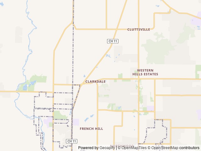 Map for Crawdiddies'  Weekend Escaper near Harvest, TN