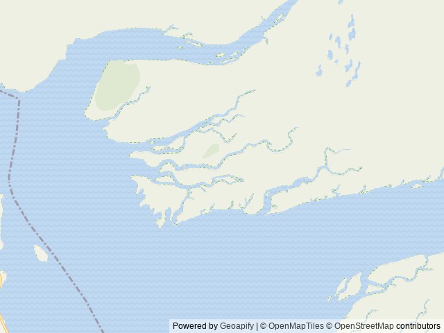 Map of Gut Island 2 Cabin location at Wrangell, AK, United States